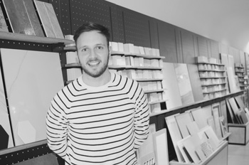 Sam Wood has been appointed Studio Manager of Johnson Tiles’ London deisgn resource studio and materials library, Material Lab.